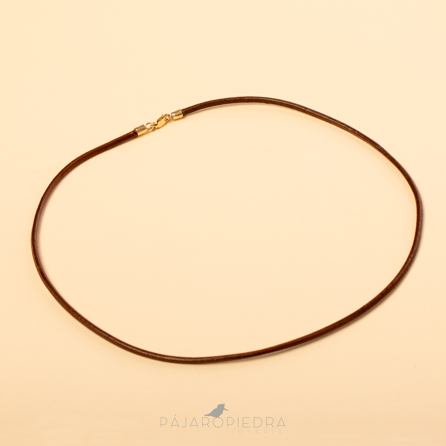 Cuerito para Dijes, oro amarillo. (Fine Jewelry)