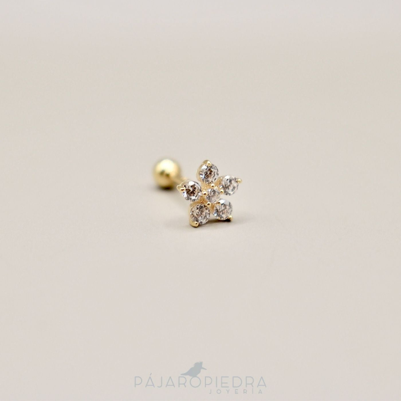 Piercing 14K Flor de mar (Fine Jewelry)